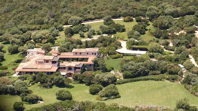 Villa Certosa, sdlo italskho premira Berlusconiho, je na prodej. (24. nora 2021)