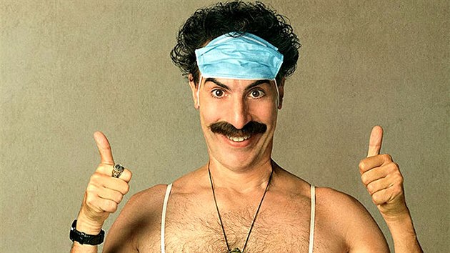 Sacha Baron Cohen jako Borat Sagdiyev (plakt k filmu Borat Subsequent Moviefilm: Delivery of Prodigious Bribe to American Regime for Make Benefit Once Glorious Nation of Kazakhstan) (2020)