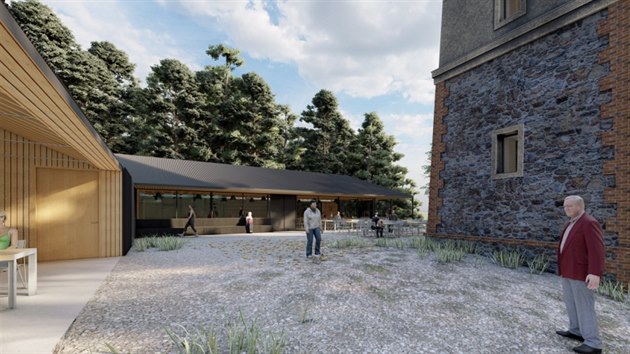Vizualizace architektonicko-urbanistického řešení revitalizace vrchu Chlum u Plzně a jeho okolí