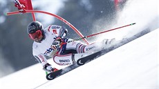 Mathieu Faivre v obřím slalomu v Bansku Mathieu Faivre v obřím slalomu v Bansku