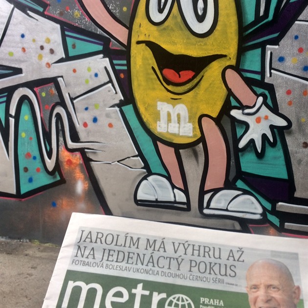 <p>Lockdown s Metrem v ruce. Legální Graffiti na Barrandovském mostě.</p>