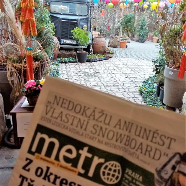 <p>Krásné květinářství s úžasným dvorkem najdete v Praze 10, ul. Moskevská</p>