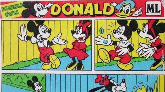 Mezi dtmi byly v 80. letech v eskoslovensku velmi populrn vkaky Donald
s kreslenmi pbhy uvnit balen.