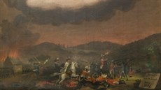 Zobrazení bitvy u Nového Jičína v roce 1621 na oltářním plátně Španělské kaple... Zobrazení bitvy u Nového Jičína v roce 1621 na oltářním plátně Španělské kaple...