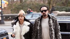 Riko Shibata a Nicolas Cage (New york, 2. bezna 2020)