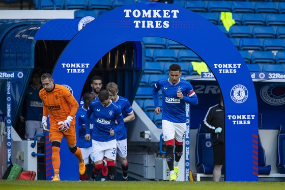 Znaka Tomket je partnerem fotbalového klubu Glasgow Rangers