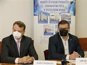 Ústecký hejtman Jan Schiller (ANO) při lednovém představení strategie očkování... Ústecký hejtman Jan Schiller (ANO) při lednovém představení strategie očkování...