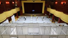 Nové velkokapacitní očkovací centrum v chebském Kulturním centru Svoboda. Nové velkokapacitní očkovací centrum v chebském Kulturním centru Svoboda.