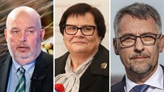 Ministr zemědělství Miroslav Toman, ministryně spravedlnosti Marie Benešová a... Ministr zemědělství Miroslav Toman, ministryně spravedlnosti Marie Benešová a...