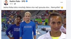 Šéf poslaneckého klubu SPD Radim Fiala sdílel na své facebookové stránce... Šéf poslaneckého klubu SPD Radim Fiala sdílel na své facebookové stránce...