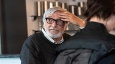 Jiří Bartoška při natáčení Teorie touhy Jiří Bartoška při natáčení Teorie touhy