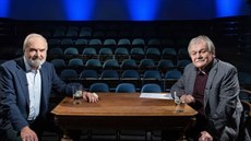 Zdeněk Svěrák a Karel Šíp v pořadu Minišou Zdeněk Svěrák a Karel Šíp v pořadu Minišou