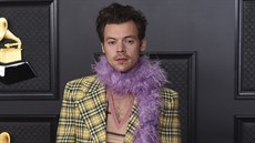 Harry Styles na cenách Grammy (Los Angeles, 14. bezna 2021)