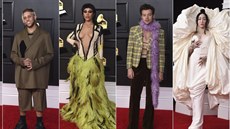 Móda z cen Grammy (Los Angeles, 14. března 2021) Móda z cen Grammy (Los Angeles, 14. března 2021)