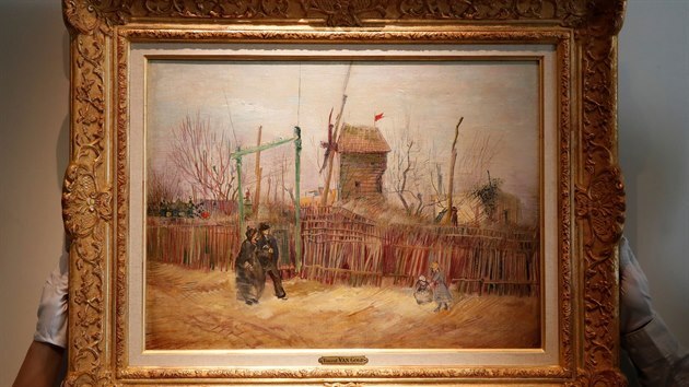 Obraz nizozemskho male Vincenta van Gogha, kter byl pes 100 let ukryt v soukrom sbrce, se v drab prodal za 14 milion eur. (14. nora 2021)