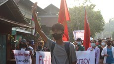 V Barm pokraují protireimní protesty. (25. bezna 2021)