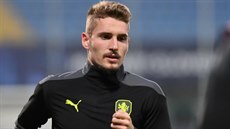 Záložník Michal Sadílek na tréninku české reprezentace do 21 let před startem... Záložník Michal Sadílek na tréninku české reprezentace do 21 let před startem...