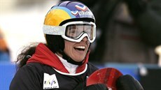 Francouzská snowboardistka Julie Pomagalská v roce 2006. Francouzská snowboardistka Julie Pomagalská v roce 2006.