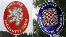 Historické značky, které upozorňují na zemské hranice. Historické značky, které upozorňují na zemské hranice.