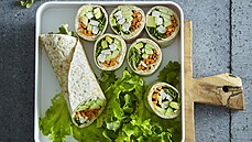 Wrap s kuřecím masem a okurkou Wrap s kuřecím masem a okurkou