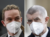 Zleva: Ivan Bartoš, Andrej Babiš a Petr Fiala. Zleva: Ivan Bartoš, Andrej Babiš a Petr Fiala.