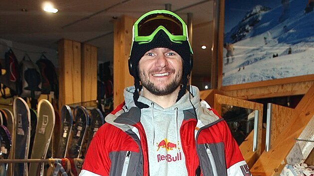 Snowboardista David Horvth na snmku z roku 2005