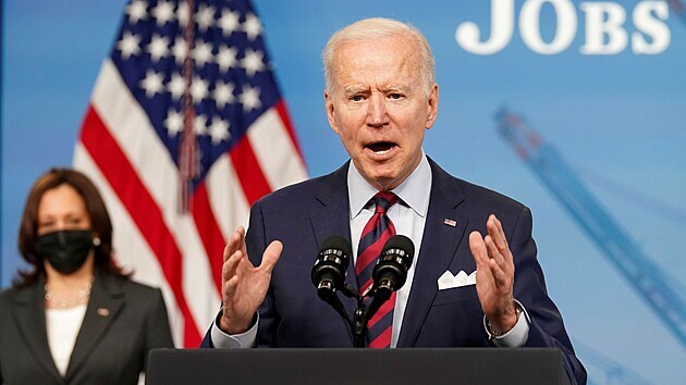 Americk prezident Joe Biden (7. dubna 2021)