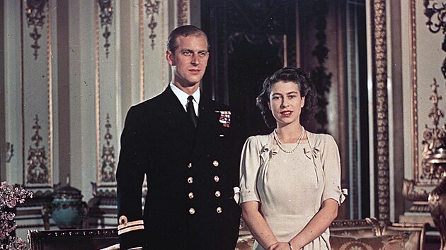 Poruk Philip Mountbatten a princezna Albta (z 1947)