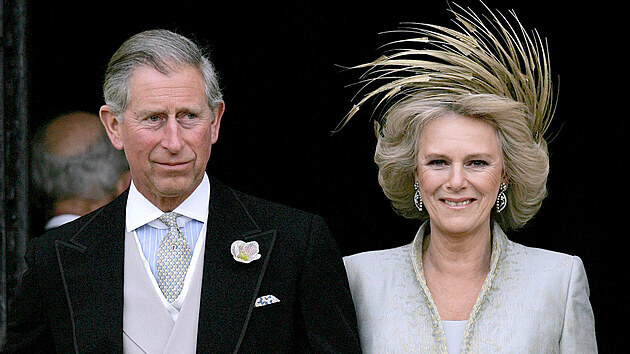 Princ Charles a vvodkyn Camilla se vzali ve Windsoru 9. dubna 2005.