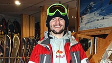 Snowboardista David Horváth na snímku z roku 2005
