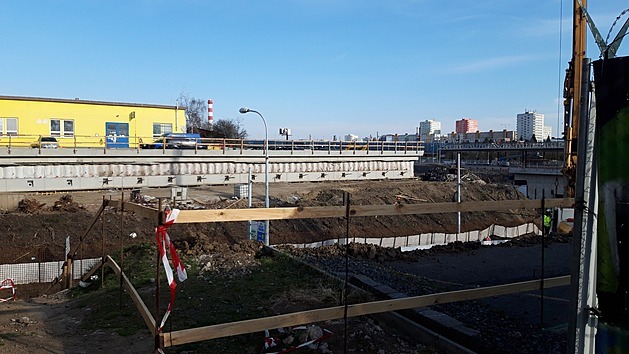 Stavba Nádraží Praha - Zahradní Město