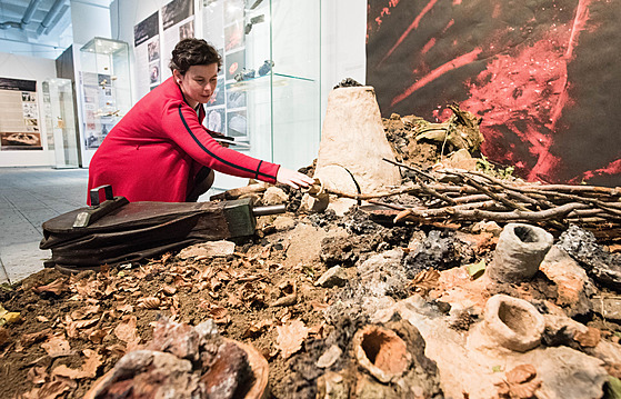 Atraktivní výstava zlínského muzea Píbh eleza byla nachystána v Baov...