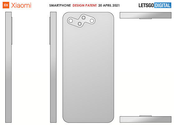 Patent smartphonu Xiaomi s fotomodulem ve tvaru blesku