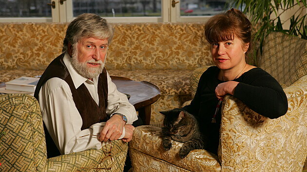 Ivan Havel a Dagmar Havlov. (27. ledna 2005)