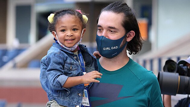 Alexis Ohanian s dcerou Olympi fand Seren Williamsov pi zpasu (2020)