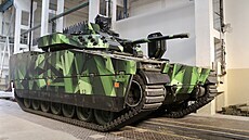 Obrněnec CV90 pro testování ve Vyškově (27. dubna 2021) Obrněnec CV90 pro testování ve Vyškově (27. dubna 2021)