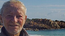 „Italský Robinson Crusoe“ Mauro Morandi na snímku zřejmě z roku 2018 „Italský Robinson Crusoe“ Mauro Morandi na snímku zřejmě z roku 2018