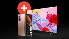 Při koupi Samsung Galaxy Z Fold2 5G získáte QLED TV za 1 Kč Při koupi Samsung Galaxy Z Fold2 5G získáte QLED TV za 1 Kč