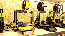 3D tiskárny v otevřené dílně Průša lab v Praze 3D tiskárny v otevřené dílně Průša lab v Praze