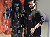 Strážce streamu Filip Jaroševský (vpravo) na loňském Comic-Conu