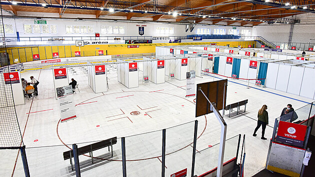 Očkovací centrum Zlín - PSG aréna (26. dubna 2021)