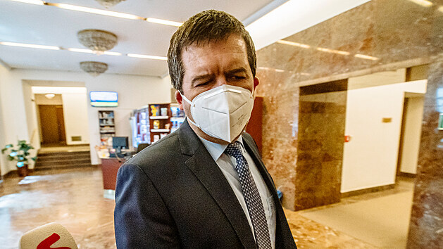 Jan Hamáček na tiskové konferenci ČSSD (4. května 2021)