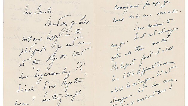 Jeden z dopis, kter nkdej americk prezident John F. Kennedy v padestch letech poslal sv milence, vdsk aristokratce Gunille von Post. (4. kvtna 2021)