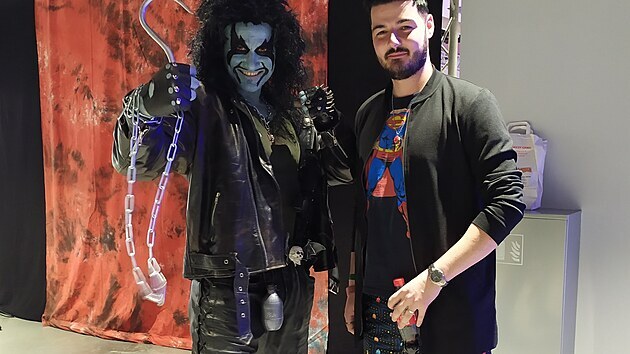 Strážce streamu Filip Jaroševský (vpravo) na loňském Comic-Conu Strážce streamu Filip Jaroševský (vpravo) na loňském Comic-Conu