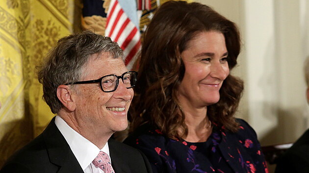 Bill Gates a Melinda Gatesov (Washington, 22. listopadu 2016)