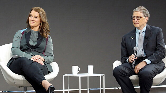 Melinda Gatesov a Bill Gates v New Yorku (20. z 2017)