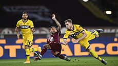 Momentka ze zápasu FC Turín vs. Parma (žlutá). Momentka ze zápasu FC Turín vs. Parma (žlutá).