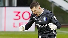 Olomoucký brankář Aleš Mandous během zápasu proti Jablonci Olomoucký brankář Aleš Mandous během zápasu proti Jablonci