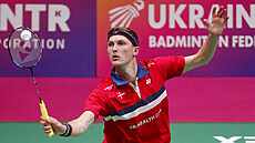 Viktor Axelsen na mistrovství Evropy v Kyjevě. Viktor Axelsen na mistrovství Evropy v Kyjevě.