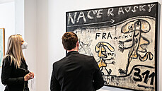 Jií Naeradský: Návrat ztraceného syna, 1966, 162 x 130 cm, olej na plátn
